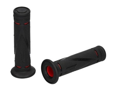 Progrip 838 Double Density Grips Griffe Griffgummis Lenkergriffe schwarz/rot