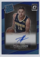 2017 Donruss Optic Rated Rookie Blue Prizm Signatures 12/49 Tyler Lydon Auto 0t2
