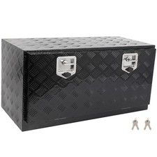 Black Aluminum Underbody Truck Box 36 X 17 X 18 Inch Black Aluminum Underbody Truck Box 36 X 17 X 18 Inch