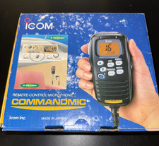 Icom HM-127B CommandMic Marine VHF Remote Microphone LCD With Extension READ