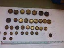 Vintage Brass Weight Weights Part Sets Avery VR GPO Crane VR 1/2 2/3 Oz Job Lot