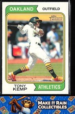 Tony Kemp 2023 Topps Heritage #130 Oakland Athletics Baseball