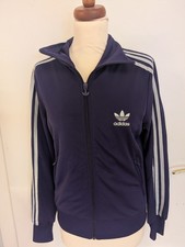 Originale Adidas Firebird Jacke /purple lila Retro Vintage Jacke Trefoil Gr. 38