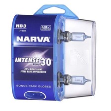 Narva 48473BL2 Hb3 12V 60W Intense Plus 30 Halogen Headlight Globes Twin Pack  
