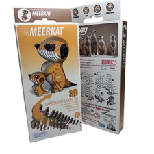 Eugy Meerkat 3D Cardboard Model Kit New 046 Age 6+ Wild Animals Educational