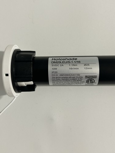Motoshade Dooya DM25LEU/S-1.1/16 5V Rechargeable 25mm Roller Motor