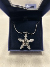 Swarovski Crystal Pendant Necklace Snowflake New In Box And Tags Certificate