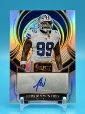 2025 Panini Select Perrion Winfrey Cowboys Prizm Auto Card #SIP-PWY