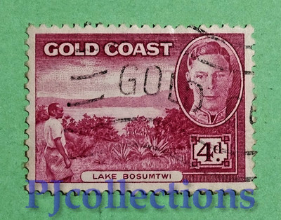 U1874- GOLD COAST 1948 LAGO BOSUMTWI - BOSUMTWI LAKE 4d GEBRAUCHT - GEBRAUCHT