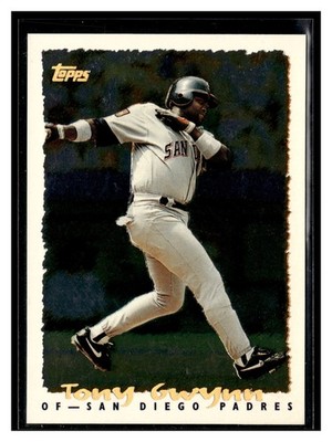 1995 Topps #228 Tony Gwynn CyberStats Spectralight