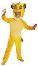Lion King Costume DG27135 Simba Classic Halloween Costume Kids Lion Sz-M -3T-4T