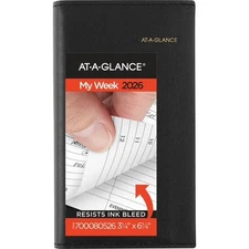 AT-A-GLANCE (7000805) 2026 Refillable Weekly Appointment Book Planner