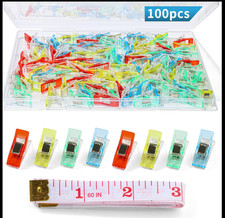 100 Pcs Sewing Clips for Fabric and Quilting,Premium Quilting Clips Assorted ...