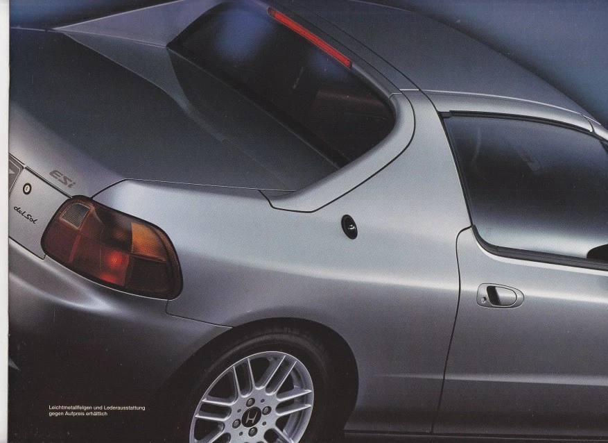 Catalogue Brochure Honda Del Sol CRX 02/1996 Allemagne Deutschland - Photo 2/2
