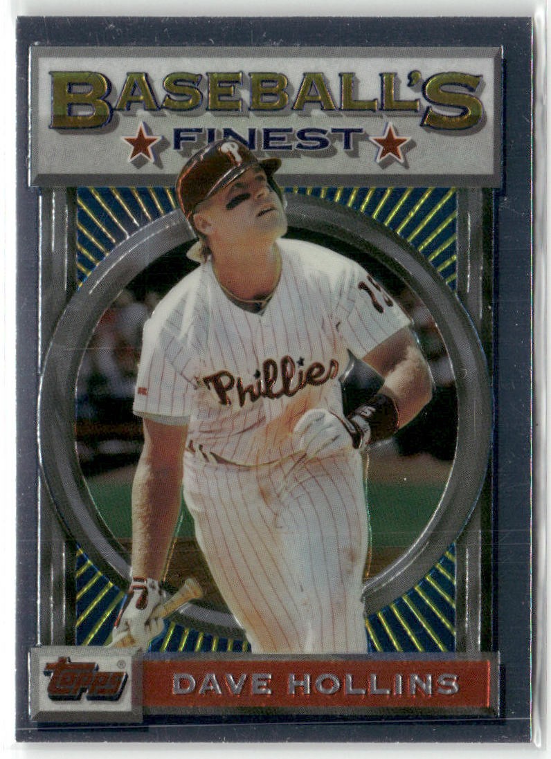 1993 Topps Finest Dave Hollins #23 EX