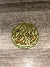 Vintage 3  Metal Spike Flower Frog