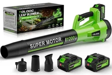 Leaf Blower Cordless, 735 CFM Brushless Electric Blower with 2 X 5.0Ah Batter...