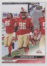 2024 Upper Deck UFL Exclusives /100 Carlos Davis #50
