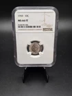 1959 Roosevelt Dime MS66 FT NGC Graded Coin Full Torch Designation