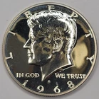 1968 S Gem Proof Kennedy Half Dollar 40% Silver