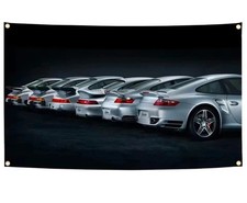 Porsche 911 Range Banner Fahne 60 x 90 CM