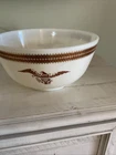 VINTAGE PYREX EARLY AMERICAN EAGLE NESTING BOWL 3 QUART