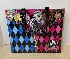 MONSTER HIGH Fashion Sketch Portfolio Book Tote Mattel 2010 RARE