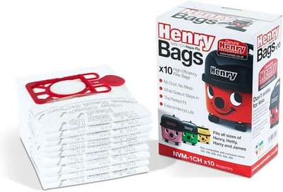 Numatic NVM 1CH Numatic Henry and James Cleaner Bags Pack of