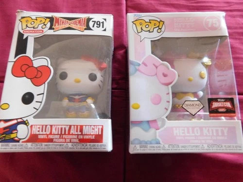 Lot of 2:  Funko Pop! Hello Kitty -My Hero Academia 791 + 50th Anniversary. #75