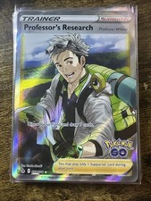Professor's Research Professor Willow 78/78 Pokémon Go Full Art Holo Pokemon TCG