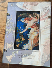 1997 USPS Collecible Framed Print of Chrstmas Angel, Made in USA, 5"X7"