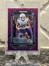2023 Panini Prizm Draft Picks - Evan Hull #133 Purple Wave Prizm (RC)