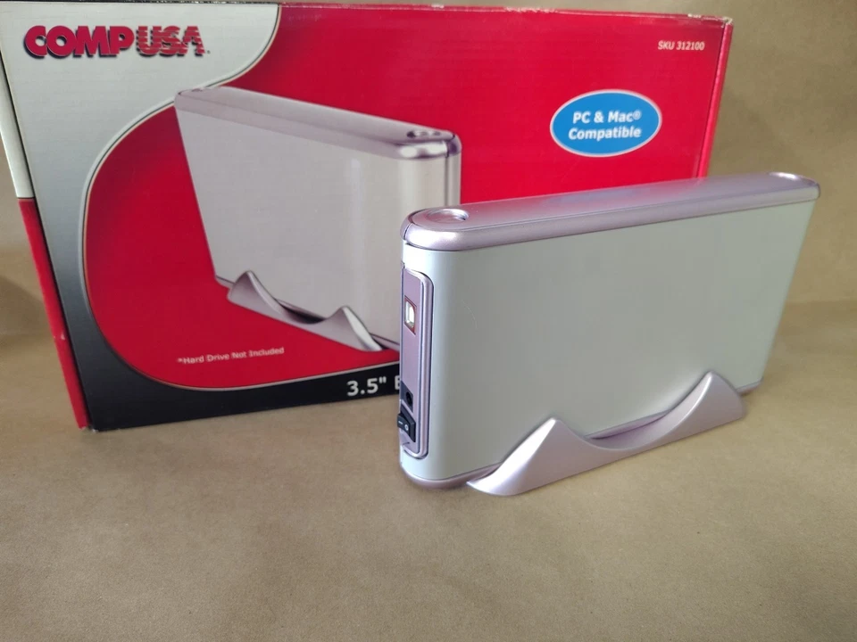 3.5" External Hard Drive Stores Up To 400 GB (With Hard Drive) See Pictures - Image 2 of 4