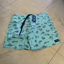 Salt Life Mens Board Shorts Size XXL 2XL Blue SLX-QD Swim Trunks Vapor Stretch