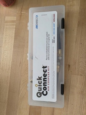 QUICK CONNECT AIR COUPLER KIT HEVEY DUTY WRECKER REVIVE A DISABLED TRUCKS 