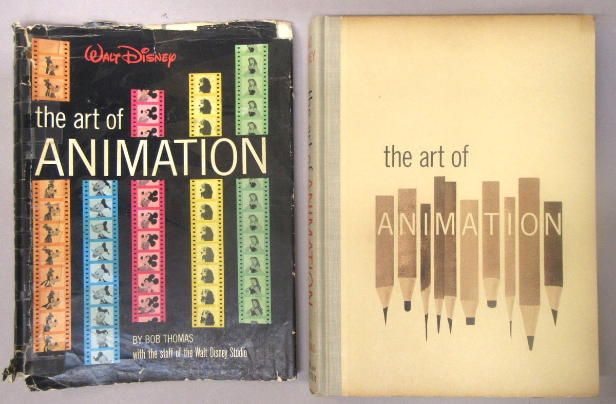 古書　Walt Disney the art of ANIMATION 1958 Walt Disney THE ART OF ANIMATION Bob Thomas 1st Edition