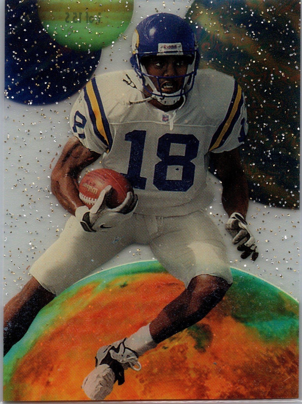 1998 SKYBOX E-X2001 RANDY MOSS #1 ROOKIE RC STARDATE 2001 MINNESOTA VIKINGS (C)