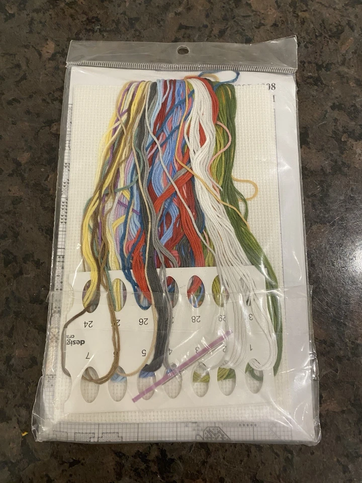 Janlynn Counted Cross Stitch Kit Love Makes My House a Home 1999 NEW #56-33 - Image 2 of 2