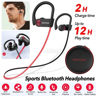 Mpow Bluetooth Kopfhörer Kabellos Sport Stereo Headset Ohrhörer wasserdicht