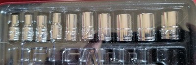 Capri Tools 1/4 in. Drive 6-Point Shallow Socket Set, SAE, 10 piece 