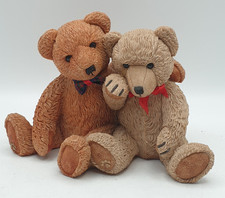 Goebel Beau Bears Resin Figurine ALBERT & ALICE Paw Prints Hand Painted Decor