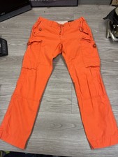 Polo Ralph Lauren 32x30 Orange Surplus Pant Mans Cargo Utility Military