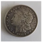 1921 Morgan Silver Dollar $1 Circulated US Coin 0.9 Fineness Silver