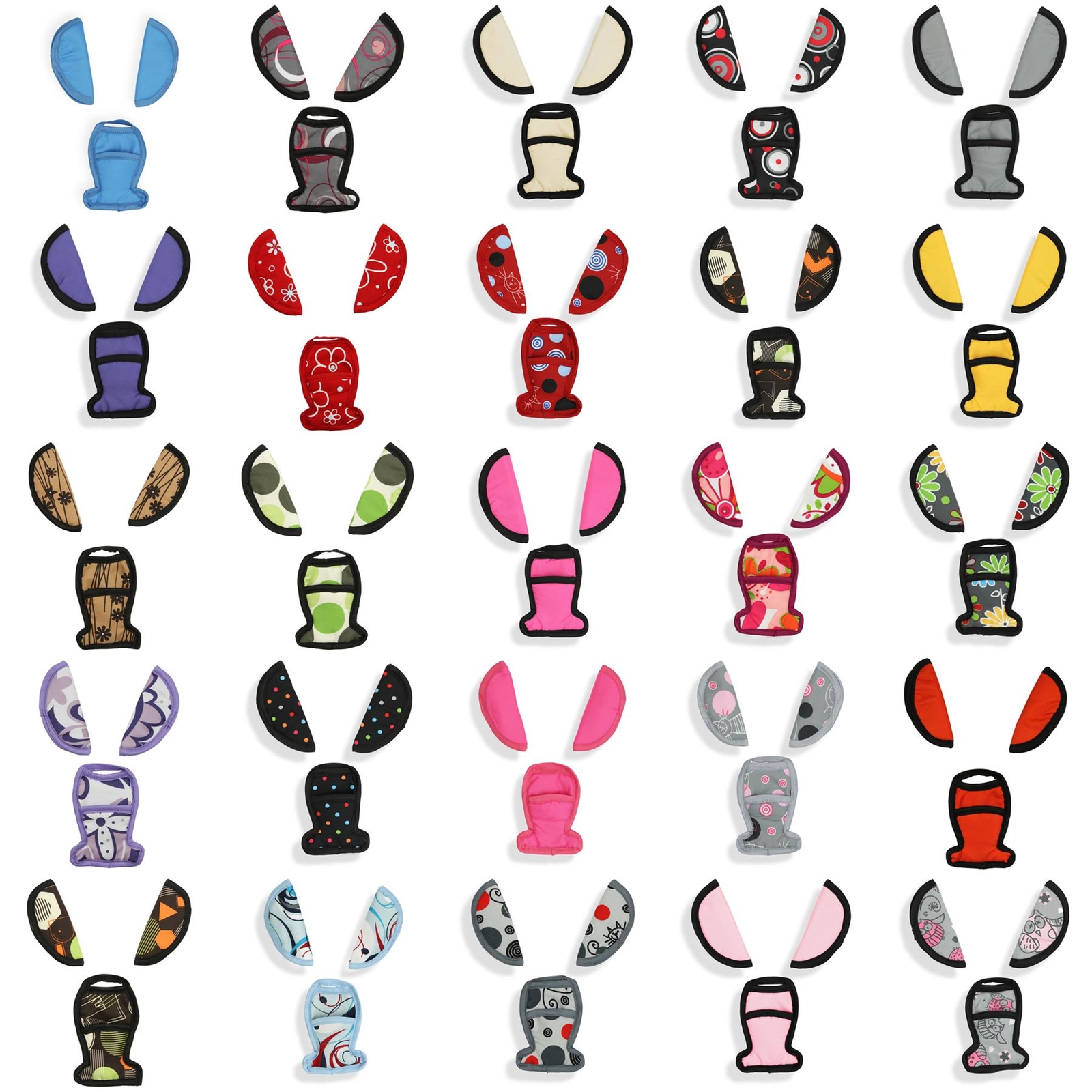 Baby Car Seat Harness Belts Crotch Cover Shoulder Strap Pads to fit