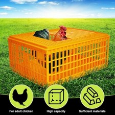 Poultry Transport Crate Heavy Duty Plastic Chicken Transport Cage