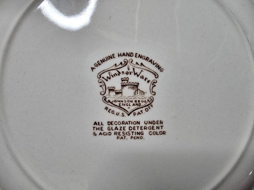 Johnson Brothers Dover Brown Fruit Bowls Set of 4 - Picture 2 of 2