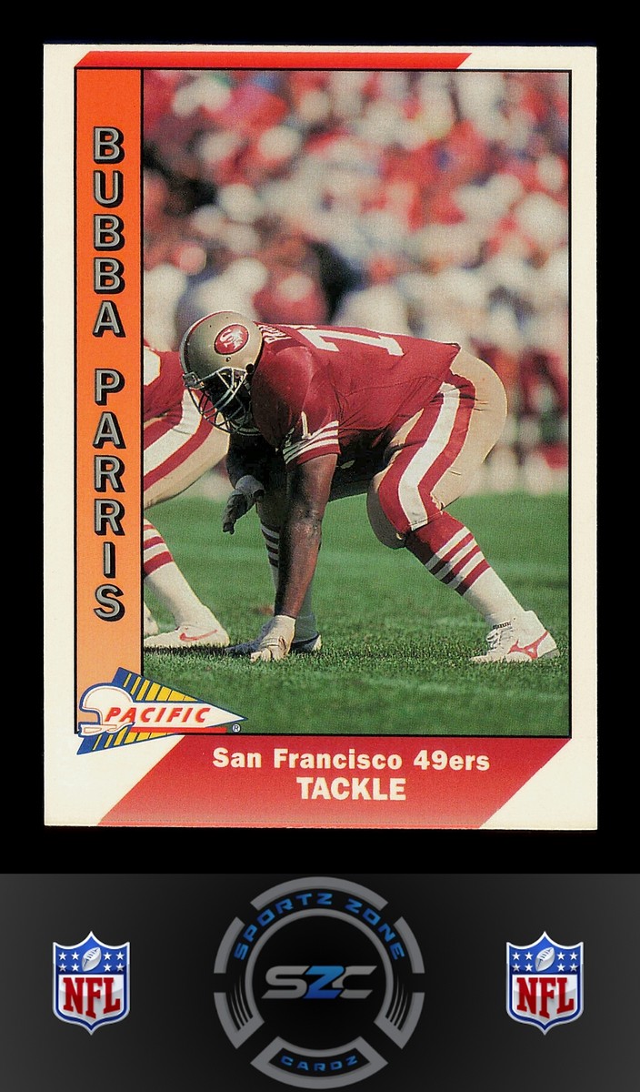 1991, Bubba Parris, San Francisco 49ers, Signed, Autographed, Stadium Club Football Card, Card # 21, 1991, Bubba Parris, San Francisco 49ers, Signed, Autographed, Stadium Club Football Card, Card # 21,