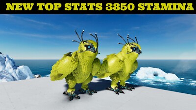 ARK Survival Ascended PvE PC/XBOX/PS5 NEW Top Stats Snow Owl 3.8k Stamina Solid