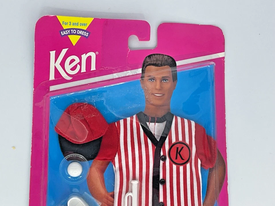 1995 MATTEL KEN-Boyfriend of Barbie-Baseball Uniform New in Package - Image 2 of 4