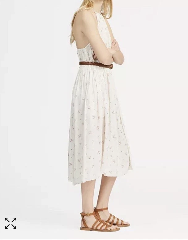 Vestido Polo Ralph Lauren Plisado Floral Midi Talla 6 Usado  Foto 2 de 4